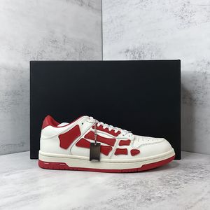 Dunkle Knochenschuhe im europäischen und amerikanischen Stil Herrenschuhe Low-Top-Leder atmungsaktive Mode lässige Damen-Sportschuhe High Love Lovers Skateboard-Schuhe Größen 35-46 + Box