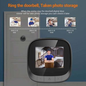 2.4-inch High-definition Visual Doorbell 1080p Wireless Remote Intercom Cat Eye Monitoring Security and Anti-theft Two-Way intercom