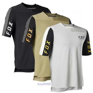 2024 Fashion T-shirt Mountain Bike Suit Foxx Men's T-shirts Cycling Enduro Motocross Mtb Bat Downhill Mountain DH Maillot Ciclismo Hombre Quick Torking Shirt KV3L