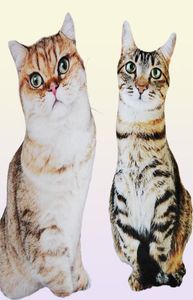 50 cm lebensechtes Plüsch-Katzenkissen, gefülltes 3D-Druck-Tierkatzen-Wurfkissen, Heimdekoration, Geschenk für Automenschen 2203041662903
