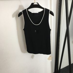 10028 L 2024 Pista Primavera Marca Mesmo Estilo Camisola Manga Longa Pescoço Preto Vermelho Cardigan Mulheres Roupas de Alta Qualidade Mulheres 2037463