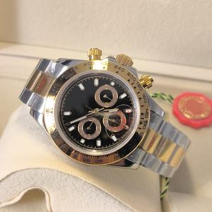 Le Mens 시계 럭셔리 DHGATE 40mm 자동 기계식 사파이어 디자이너 시계 904L 스테인리스 스틸 팬더 다이얼 Montre De Luxe Watches Wristwatches U1 Daytonas