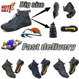 ホットセールメンズトレイルランニングとマウンテン通気性ハイキングトレッキングトレーナーアーチサポートウォーキング耐水性靴大きなサイズ