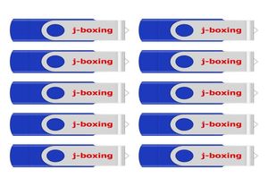 Jboxing Blue 10PCS 8GB OTG USB 20 Flash Drive Giratório Thumb Drives Memory Stick Pen Storage para Computador Android Smartphone Table7937102