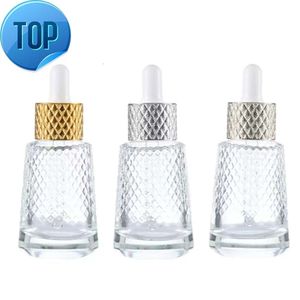 Wholesale Fancy Dubai Empty 30ml 50ml Vintage Round Thick Glass Perfume Bottles Fine Mist Parfum Dropper Bottle