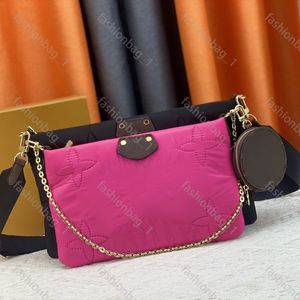 Designer bolsa de ombro sacola designer bolsa feminina moda luxo bolsa bolsa crossbody um conjunto de três peças com bolsa de moedas 58977