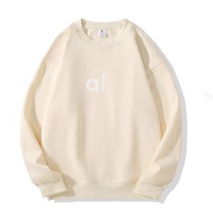Alness Women Yoga Outfit Aloyoganess Perfectly Oversized Sweatshirts Sweater Loose Long Sleeve Crop Top Fitness Workout Crew Neck Blouse369