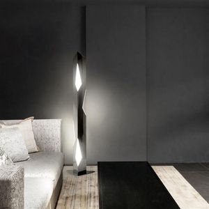 Торшер в современном стиле для гостиной из нержавеющей стали с геометрической резкой, светодиодный прикроватный светильник для творческой личности в спальне2830