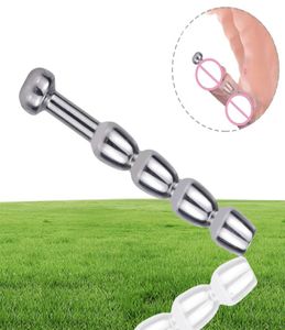 Metal Urethral Catheter Urethra Stimulator Dilator Rod Sex Toys Male Penis Plugs Masturbator Urethral Sounds2319605