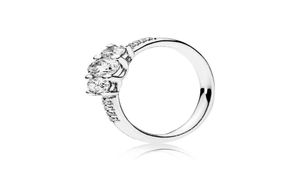 100 925 Sterling Silver Authentic Charm Temperament Fashion Glamour Retro Ring Wedding Women Jewelry7056384