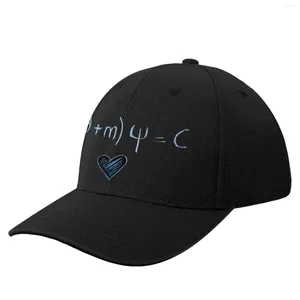 Бейсбольные кепки The Dirac Equation Бейсбольная кепка Роскошная мужская шляпа Пушистые чайные шапки для девочек и мужчин