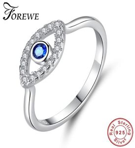 Cluster Rings Forewe 925 Sterling Silver Fatima Hamsa Lucky Eye Finger For Women Fashion Jewelry Gift36174244062298