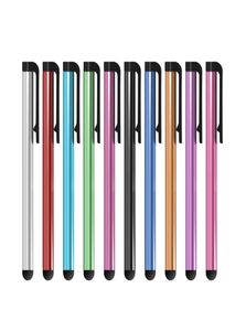 Tutta la penna capacitiva universale da 1000 pezzi per Iphone5 5S Touch Pen per telefono cellulare per tablet Diversi colori7588346