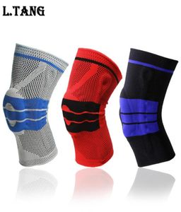 1 PCS Basketball Kne Pad Sport Safety Football Volleyball Silicone Knee Brace Tape Knee Support Calf Protection L3895679995