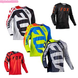 I4ce 2024 Moda Camiseta Mountain Bike Terno Foxx Camisetas Masculinas Nwe Motocross Mtb Downhill Jeresy Ciclismo Mountain Dh Maillot Ciclismo Hombre Quick Dry Plast