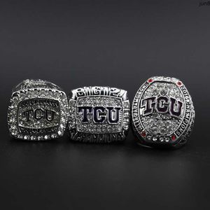 Rings Band 3 TCU Hornfrogs College Alamo Bowl Football Championship Ring Zestaw Rob5