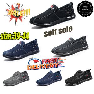 Heta försäljning män andningsbara avslappnade skor hombre jeans duk modelägenheter loafer espadrilles män mjuka sule sneakers eur39-44