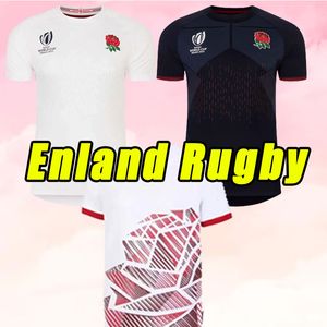 2024 Englands Rugby Jerseys 23 24 camicie da uomo maglia da rugby maglia S-5XL uniforme UK S-5XL maglia da allenamento coppa del mondo 2023 Sevens casa lontano 4XL 5XL