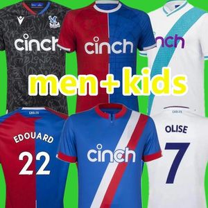 23 24 CPFC Fußballtrikots 2023 2024 M.FRANCA OLISE KOUYATE EZE Crystals LERMA J.AYEW MATETA CHLUPP PALACE BENTEKE SCHLUPP Home Away 4TH Fourth Kit Fußballtrikots Kinder