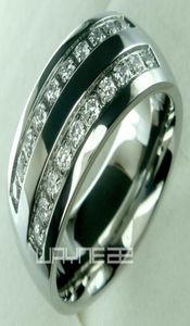 His mens stainless steel solid ring band wedding engagment ring size from 8 9 10 11 12 13 14 157382840