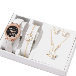 Set regalo al quarzo di vendita caldo moda donna 5 pezzi orologi da donna Set orologio moda per regalo donna YuSa161