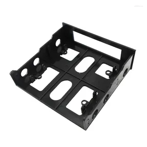 Computer Cables 2X 3.5 Inch To 5.25 Floppy Optical Drive Bay Mounting Bracket Converter For Front Panel USB Hub Harddisk Box