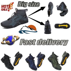 Low price Mens Trail Running And Mountain Breathable Hiking Trekking Trainers Arch Support Walking Water Resistant Shoes big size