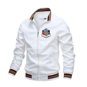 Tryckt noshörning Mr. American Baseball Jersey Patchwork Casual Top Man Baseball Jersey Brand Jacket Street Fashion Coat 240106