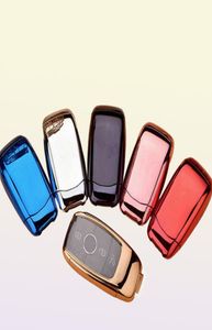 Bilnyckel Hight Quality TPU Car Key Cover Case Shell Bag Protective Key Ring for Mercedes 2017 E Class W213 2018 S Class Access9491685