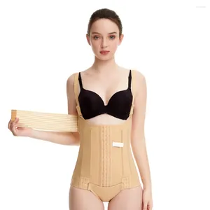 Body modellante da donna Body modellante da donna dopo liposuzione Doppia compressione Controllo pancia 9 ossa Body Shaper Grado