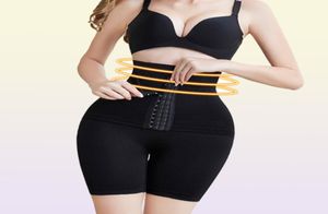 Lanfei Womens Firm Tummy Control Butt Lifter Shapewear High midje Trainer Body Shaper Shorts Lår Slim Girdle trosor med krok 26752036