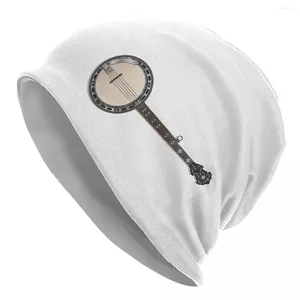 Berets Gibson Mastertone 5-String Banjo Quente Chapéu De Malha Hip Hop Bonnet Chapéu Outono Inverno Ao Ar Livre Gorros Chapéus Para Homens Mulheres Adulto