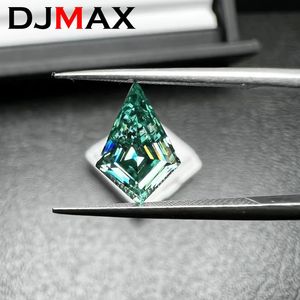 2023 DJMAX 033ct piedras sueltas cortadas en cometa diamantes certificados Color Natural azul real verde blanco VVS para joyería DIY 240106