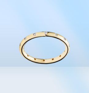 925 Sterling Silver ring Set Original Box for Women Wedding CZ Diamond 18K Rose Gold Rings6629206