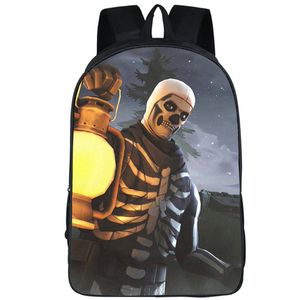 „Skull Trooper“-Rucksack, bequemer Tagesrucksack, Spieler-Schultasche, Game-Print-Rucksack, Bild-Schultasche, Foto-Tagesrucksack