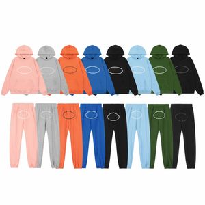 Men Tracksuit Popular fashion star alt stacked baggy Demon Island High street cotton hoodie pullover and trousers Trackpants pattern print for men and women
