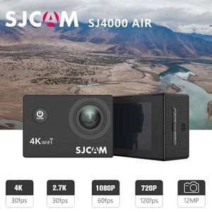 SJCAM Câmera de Ação SJ4000 AIR 4K 30PFS 1080P Zoom 4x WIFI Capacete de bicicleta para motocicleta Câmera à prova d'água Esportes Vídeo DV