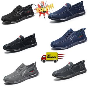 Scarpe di tela da trekking calde moda antiscivolo suola morbida da uomo casual denim di lusso con fondo piatto scarpe casual da jogging all'aperto scarpe da passeggio