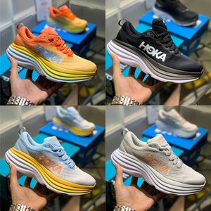 Hoka hokas ayakkabıları kadın koşu ayakkabıları erkekler için koşu ayakkabıları yavaş koşu ayakkabıları Clifton 9 Bondi 8 Brooks Açık Spor Kafesi Nefes Alabilir Brooks Bayan Designer Shoemaker