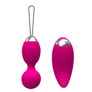 Vibratorer ägg variabel frekvens kul trådlös fjärrkontroll vibration smart boll USB laddar kvinnors leveranser