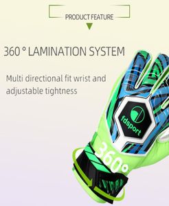 Rękawiczki sportowe Ly bramkarz Premium Wysokiej jakości bramka piłkarska Ochrona palców Protect