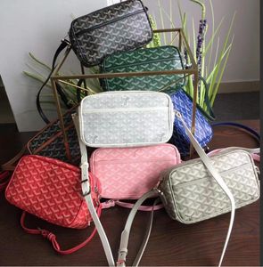 RD Helt ny designer högkvalitativ klassisk äkta läderkopplingspagar Purses damkameraväska 163819990