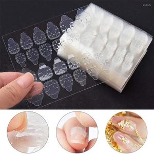 Gel per unghie Sdotter 24 pezzi/foglio Nastro adesivo per arte falsa Adesivo per colla Fai da te Forniture per strumenti per trucco acrilico per manicure