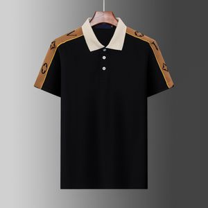 Camisa polo masculina designer polos camisas para homem moda foco bordado cobra liga pequenas abelhas impressão padrão roupas roupas tee