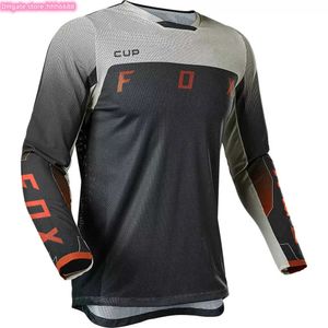 42S2 2024 Moda T-Shirt Dağ Bisikleti Takım Foxx Erkek Tişörtleri Erkekler Yokuşuk Kupa Dağ MTB Gömlek Offroad DH Motosiklet Motosros Spor Giysileri