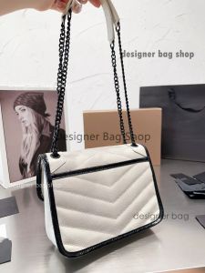 borsa firmata LOULOU PUFFER Designer donna Borsa a tracolla a catena di grande capacità in pelle nera Borsa a tracolla trapuntata Borsa Shopping Portafogli Totes Borsa a tracolla