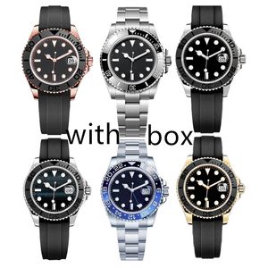 Automatyczne maszyny 2813 Zegarek męski Watch Sports Watch Wysokiej jakości 40 mm 904L Ceramiczny pierścień ze stali nierdzewnej Wodoodporny zegarek AAA Sapphire Sapphire Luksusowe zegarki