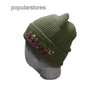 CELINF Autumn/Winter Knitted Hat Big Brand Designer Beanie Caps Stacked Hat Baotou Letter Ribbed Woolen Hat 1PDC