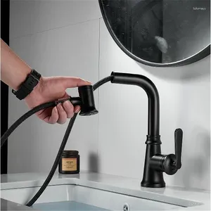 Rubinetti per lavandino del bagno Rubinetto per lavabo Rubinetto miscelatore in ottone dorato spazzolato e lavabo freddo