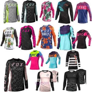 2024 Fashion T-shirt Mountain Bike Suit Foxx Men's T-shirts Cross Country Mountain Women Downhill Mountain Mtb Shirt Cross Country Ladies Sweatshirt Vngy